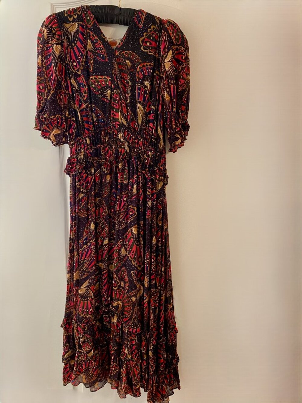 Farm Rio M Maxi dress, fully line, preowned but in excellent condition